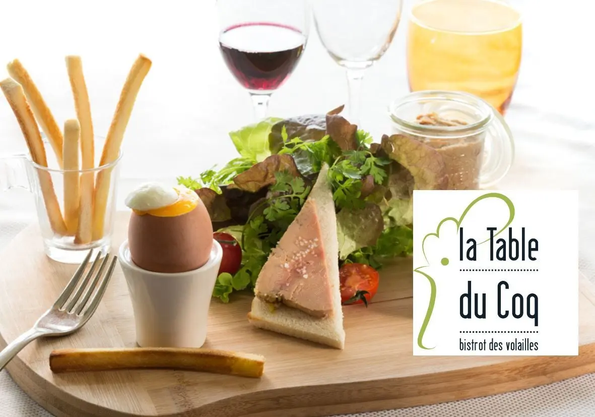 Carte cadeau pour 2 repas à La Table du Coq