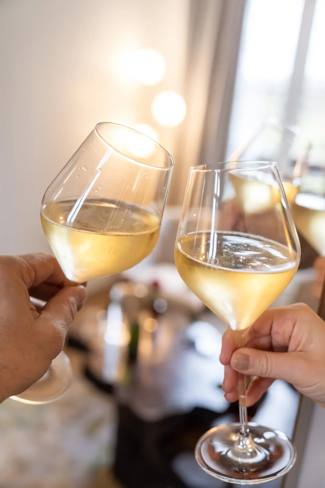 Coupes de champagne en duo en Normandie