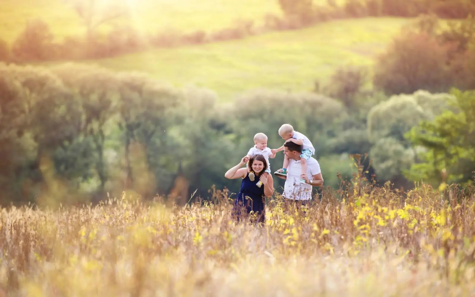 Campagne en famille