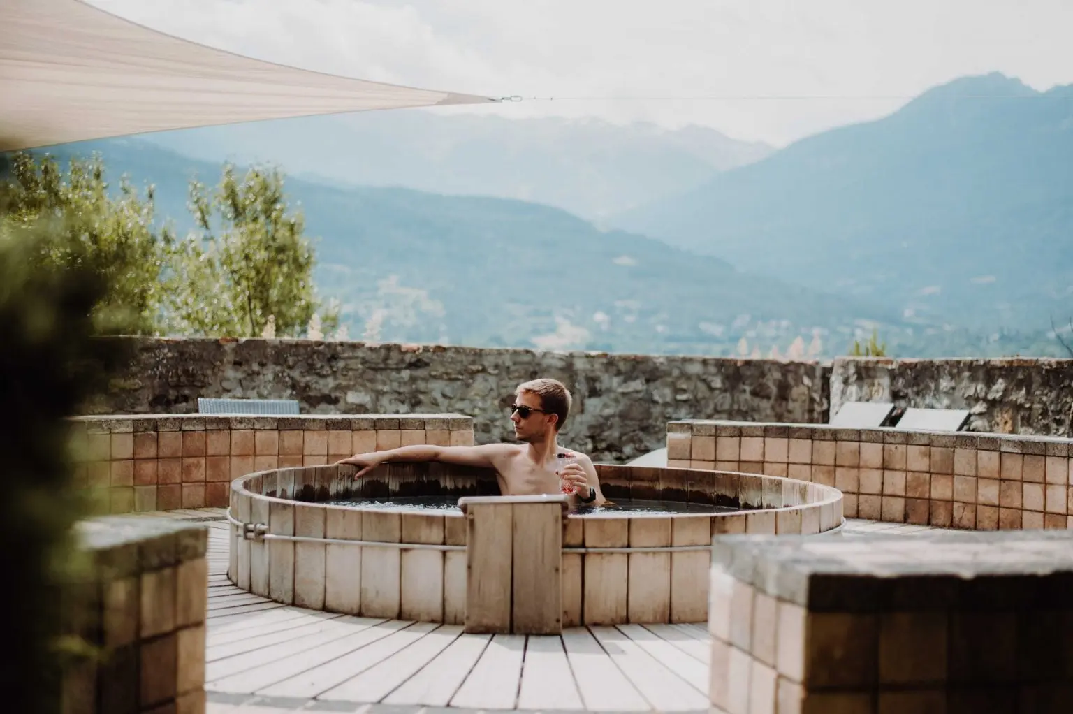 L' accès au spa relaxant