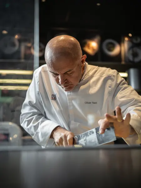 Matinée dans les cuisines d'Olivier Nasti — visuel 1