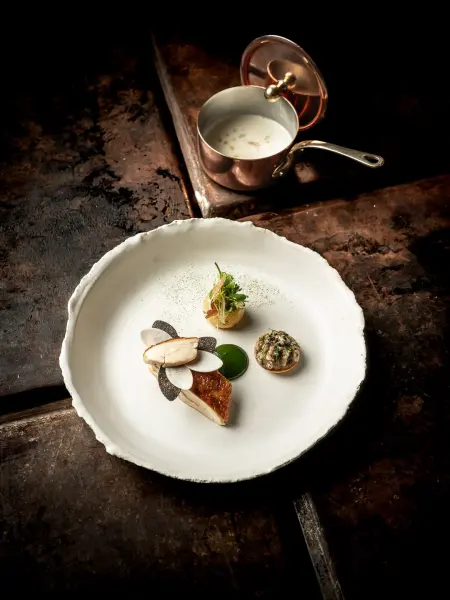 Menu Hors des Sentiers avec accord «Inspiration du Sommelier» — visuel 1