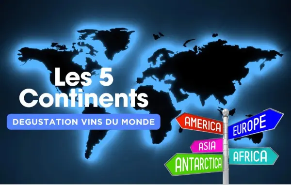 Dégustation de Vins - LES 5 CONTINENTS — visuel 1