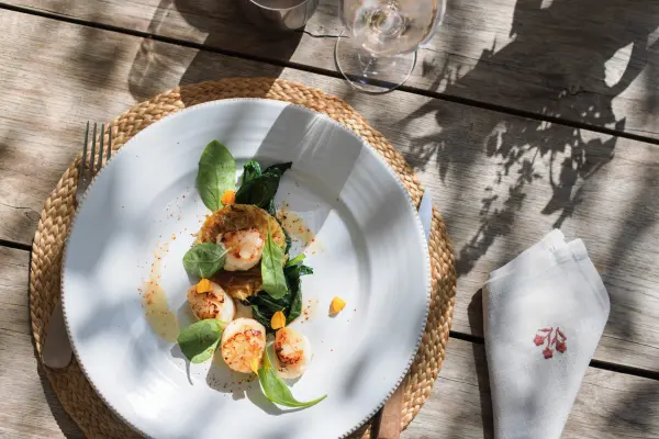 Repas au restaurant Jardin Secret (Etoile verte Michelin) — visuel 1