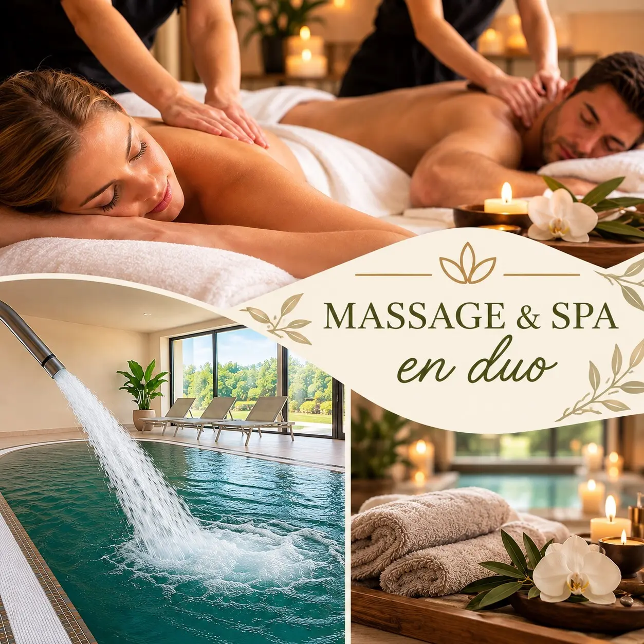 Forfait MASSAGE & SPA en DUO