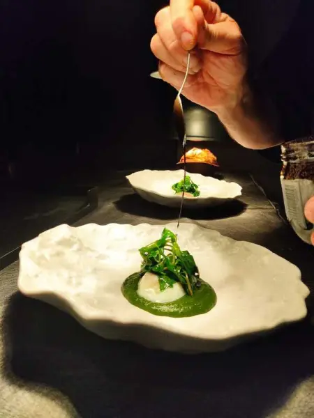 " Empreinte Végétale "Menu en 5 services avec Boissons — visuel 2