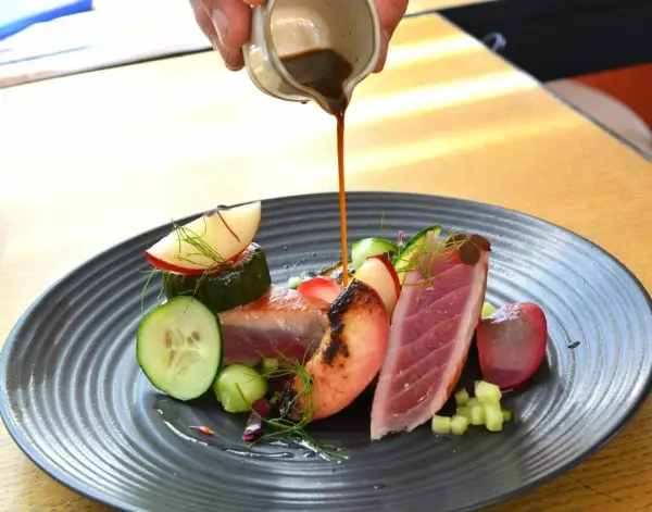 Dîner - Menu Oxalis en 3 temps avec accord mets & vins — visuel 1