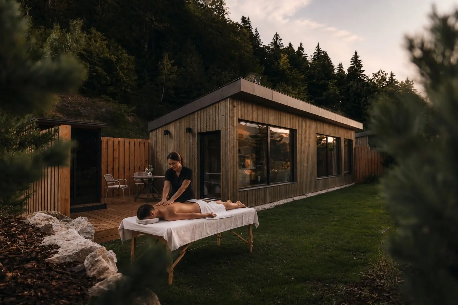 Coffret 1 Nuit, massage et table savoyarde