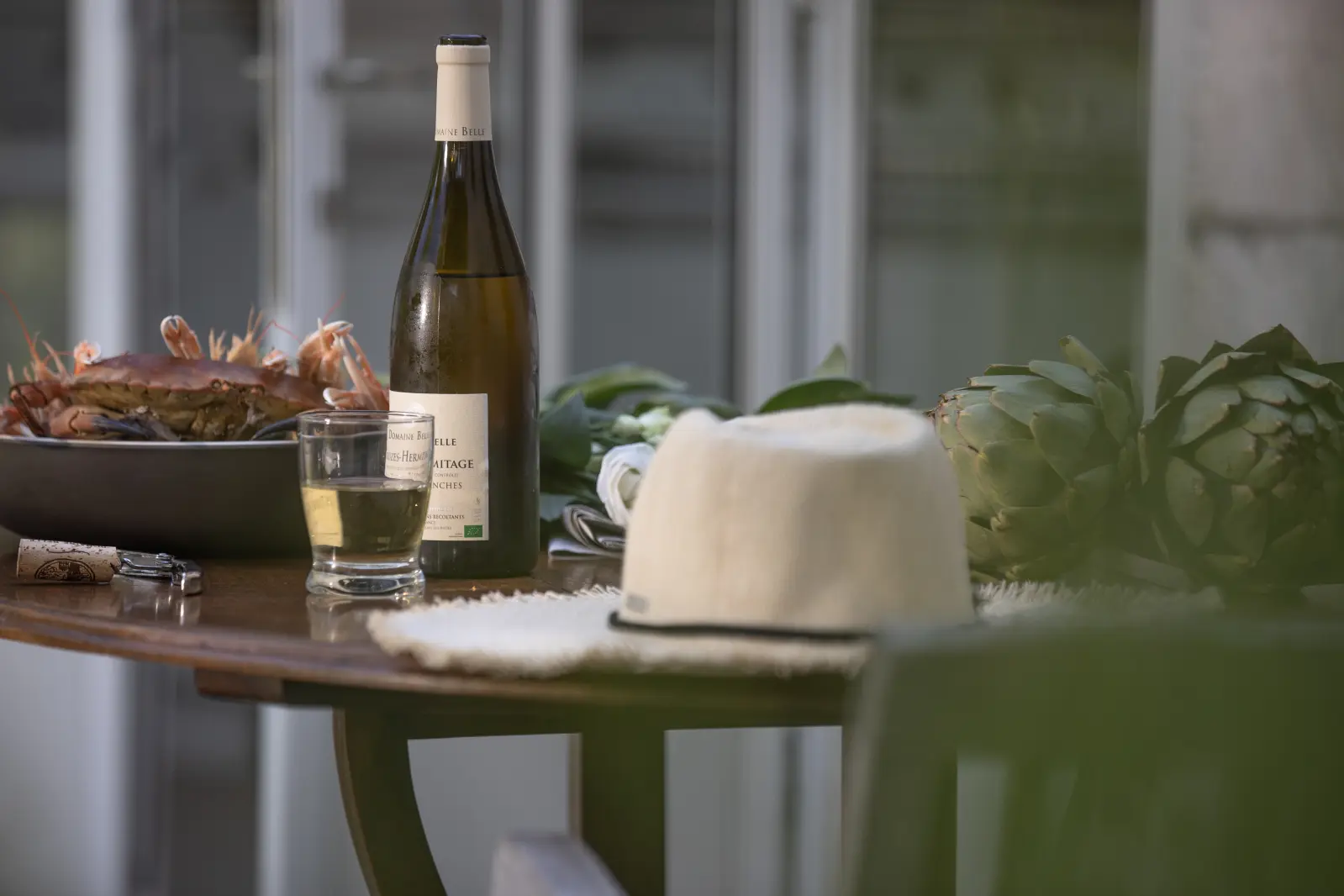 Huîtres, vin blanc & sunset