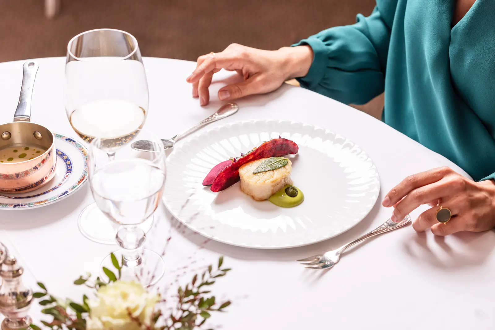 Menu en accord Mets & Vins en 5 services