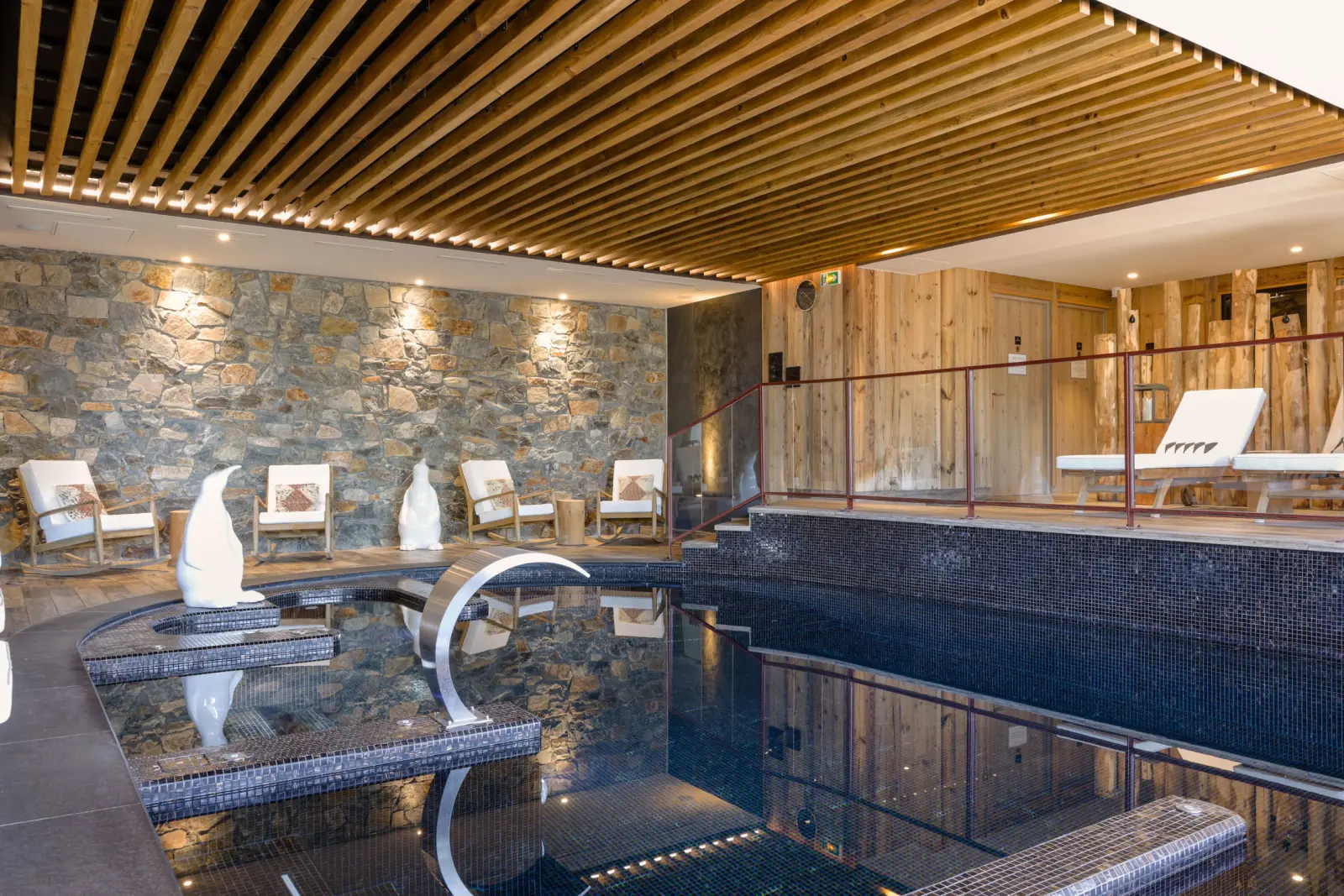Accès au Spa des Alpes