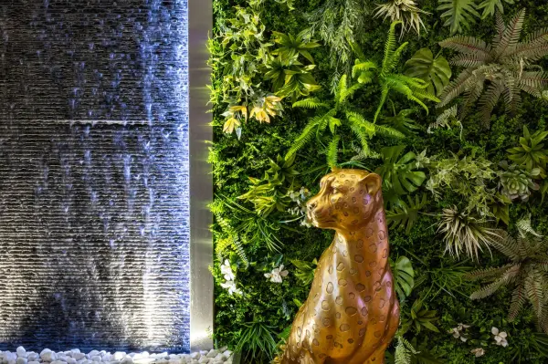 Salon tropical avec accès au spa — visuel 1