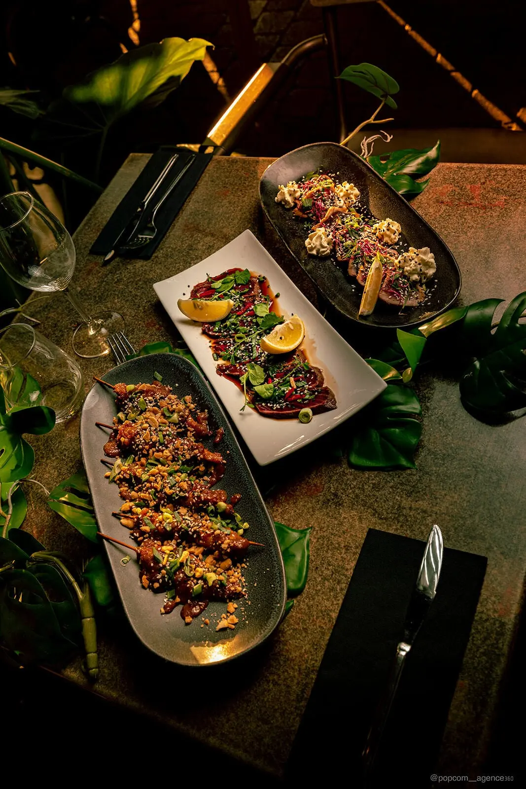 Repas du soir au Sky Bar