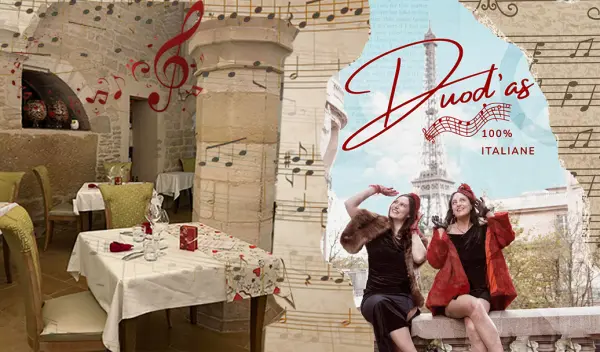 Hiver Musical : Dîner Saint Valentin - Spectacle Duod'as — visuel 1