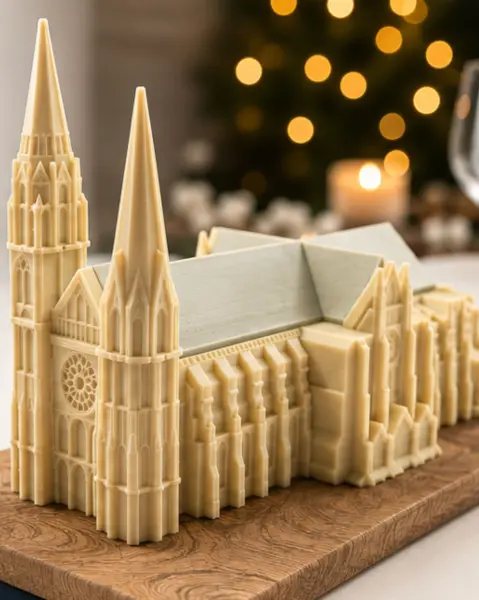 Bûche de Noël signature : La Cathédrale de Chartres — visuel 1