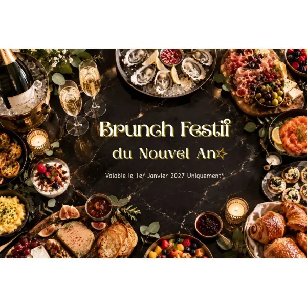 Brunch du Nouvel An à L’Orangerie le Restaurant : une parenthèse festive et gourmande — visuel 1