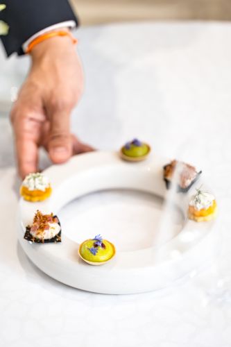Dîner menu Ambassadeur au restaurant Le Cénacle
