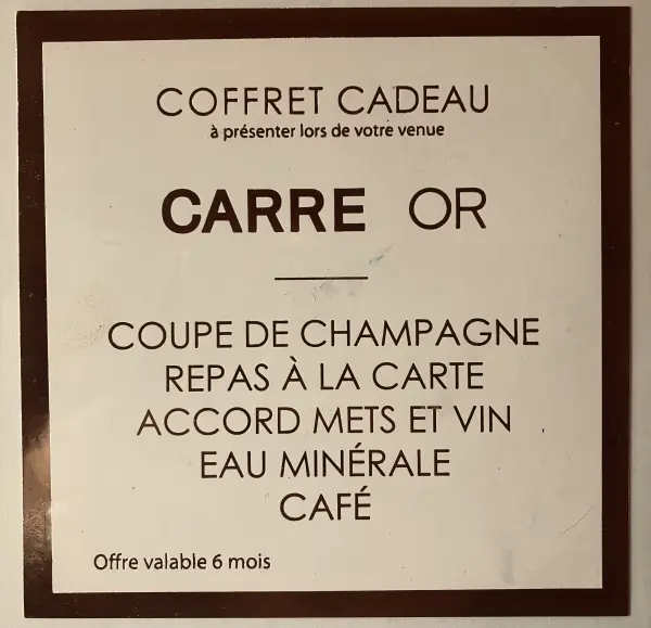 Carre or — visuel 3
