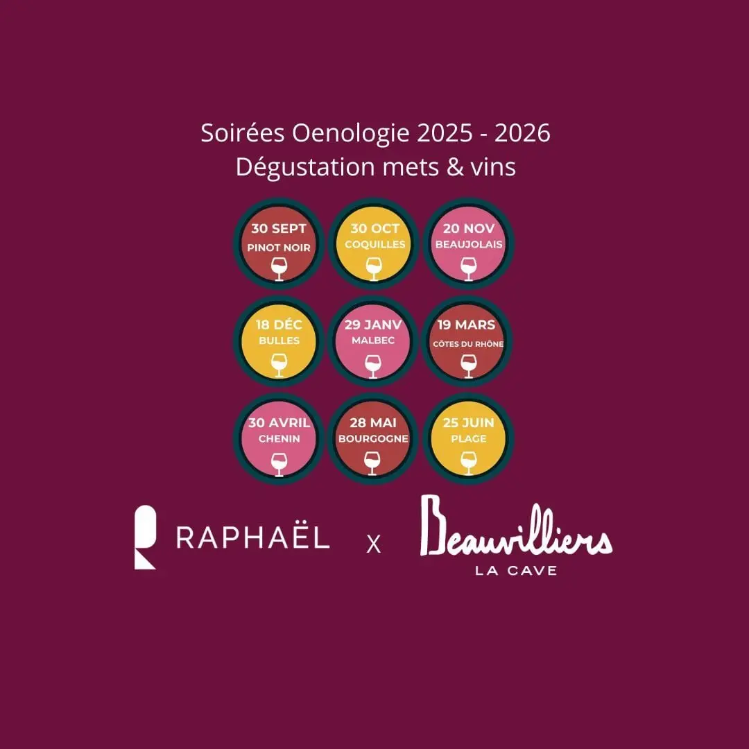 Soirée Oenologie avec accords mets et vins