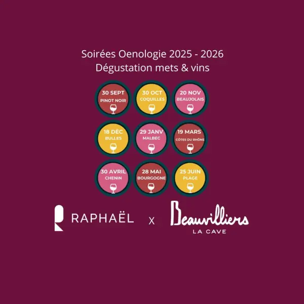 Soirée Oenologie avec accords mets et vins — visuel 1