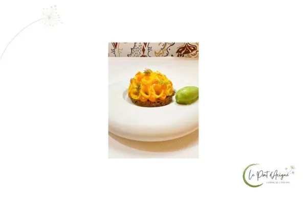 Menu dégustation avec 3 verres de vin — visuel 1