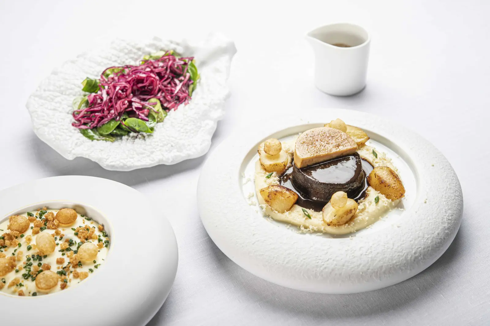 Menu Quintessence | 7 services, toutes boissons, de l'apéritif au café