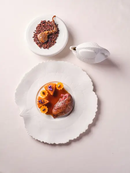 Menu Délice -La Côte d'Or 2* Michelin — visuel 3