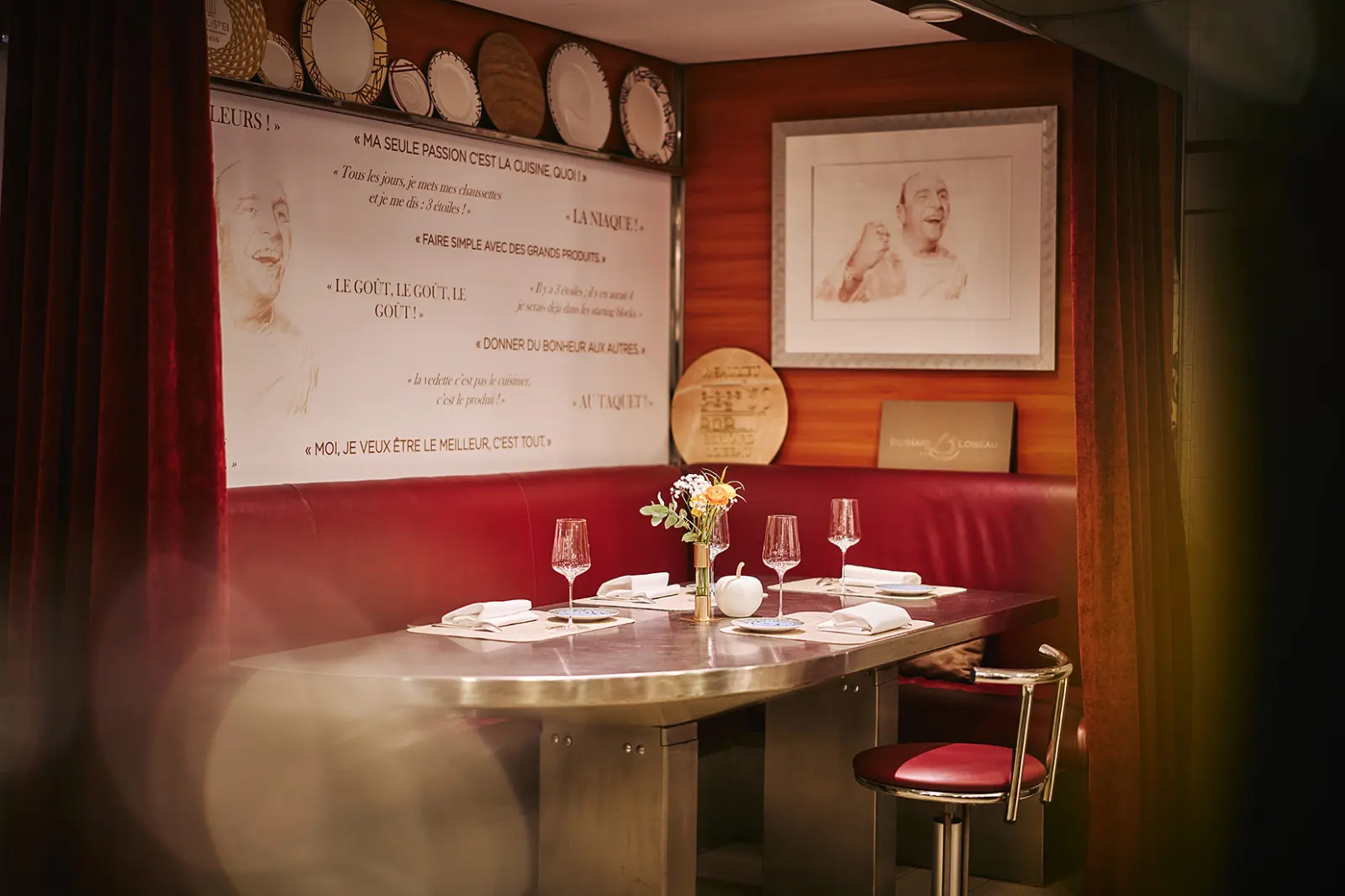 Table du chef & Menu Dégustation -La Côte d'Or 2* Michelin