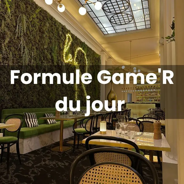 Formule Game'R du jour - 10€ de crédits de jeu offerts