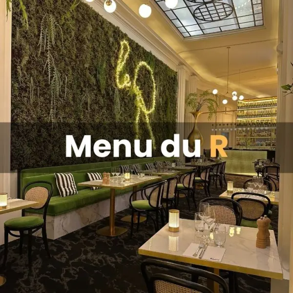 Menu du R — visuel 1