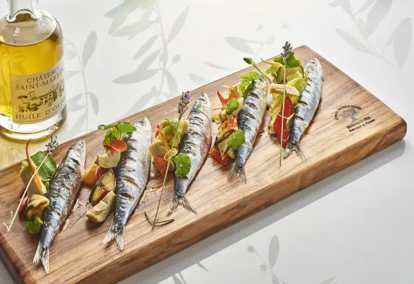 Menu déjeuner à L'Oliveraie, avec accords mets et vins — visuel 3