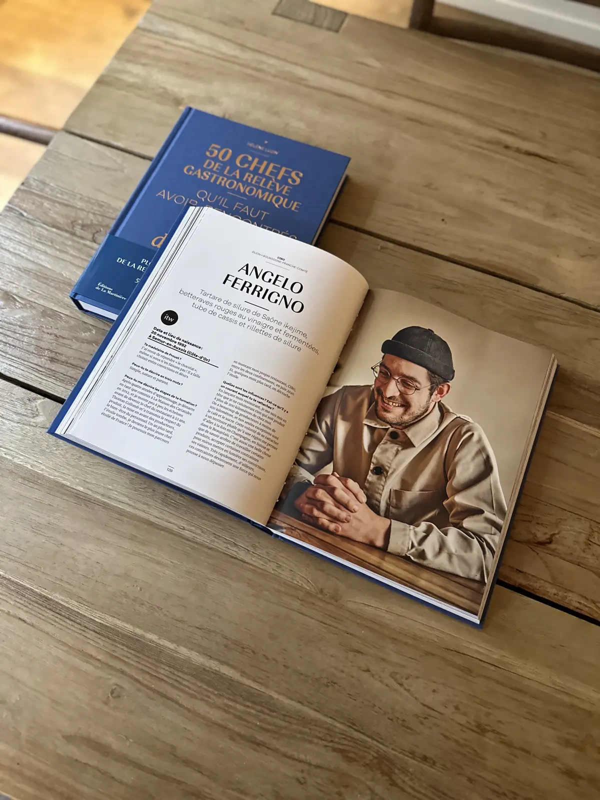 Livre 50 chefs de la releve gastronomique