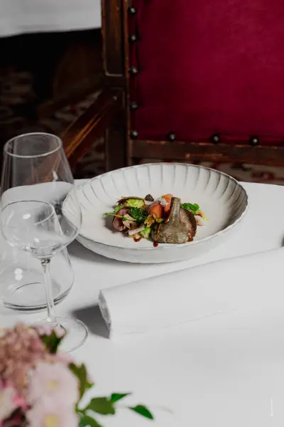 Menu dégustation - Diner au restaurant La Barbacane — visuel 2