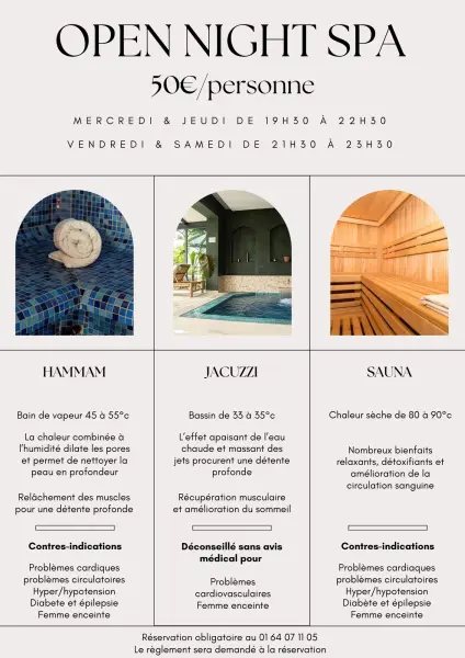 Open night Spa — visuel 2