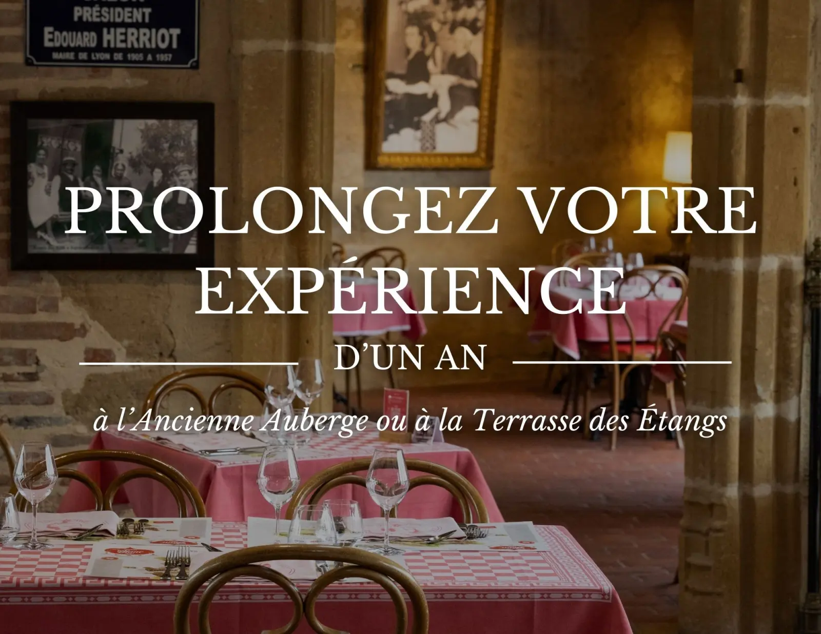 Prolongez d'un an votre bon cadeau !