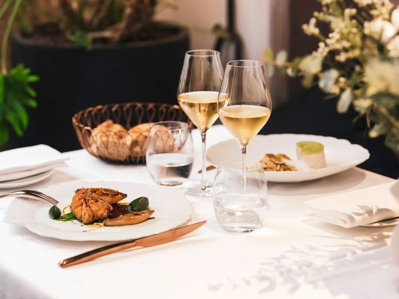 Menu signature en 6 plats pour 2 personnes