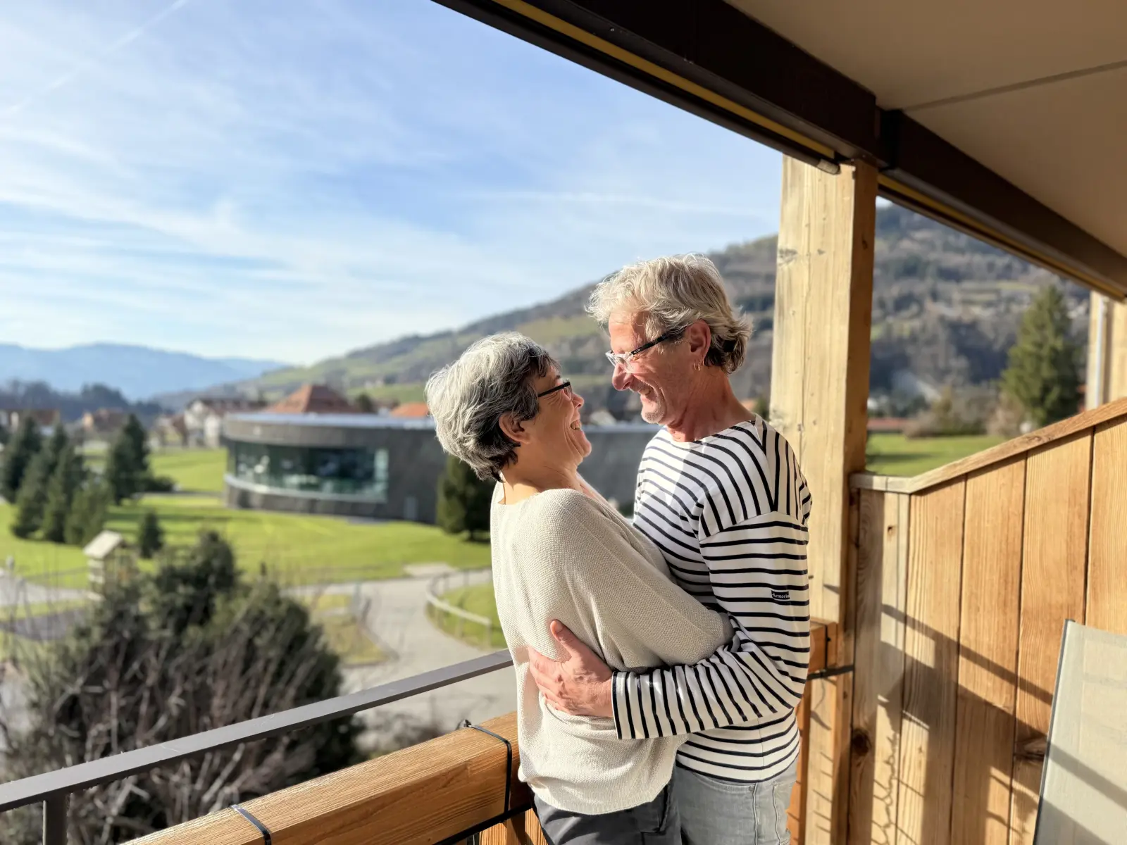Retraite Active, en semaine, vue montagnes