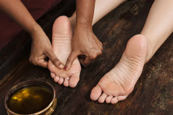 Massage Padaabhyanga — visuel 1