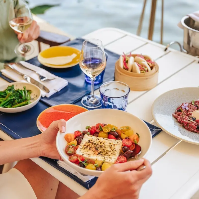 Déjeuner au restaurant La Plage