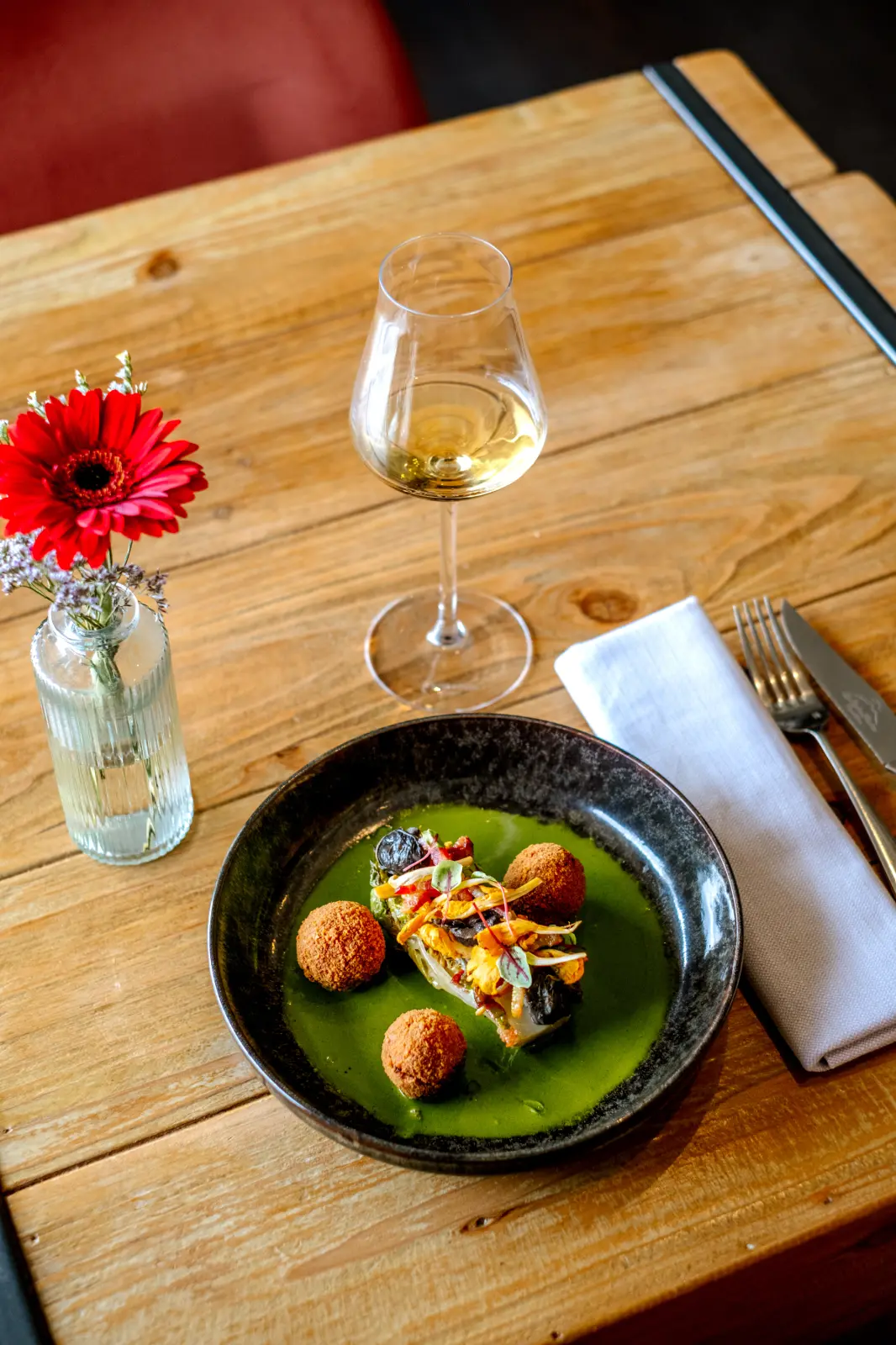 Menu en 3 temps - Avec accords mets-vins