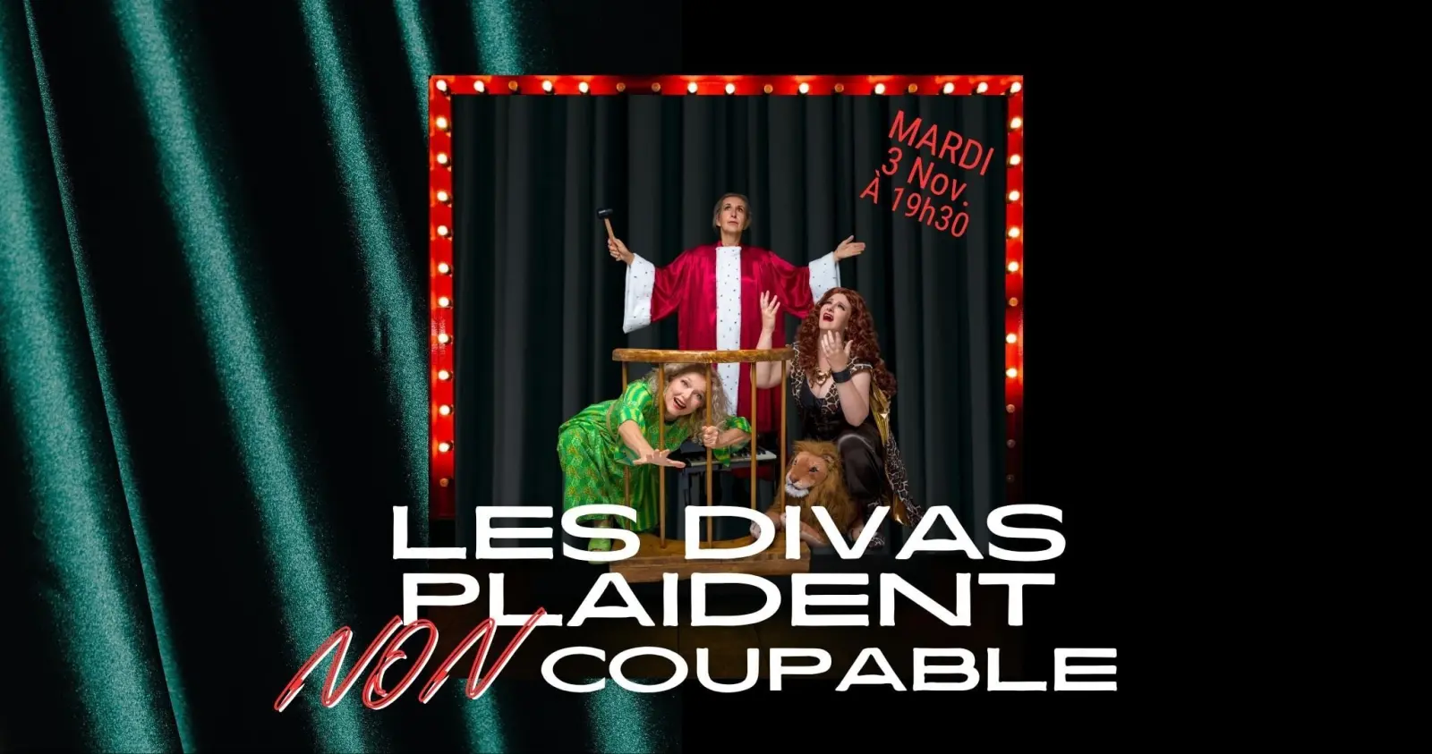 Automne Musical : Dîner- Spectacle 'Les divas plaident non coupables'