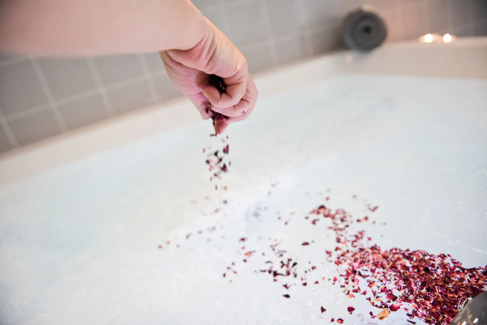 Bain au lait de coco
