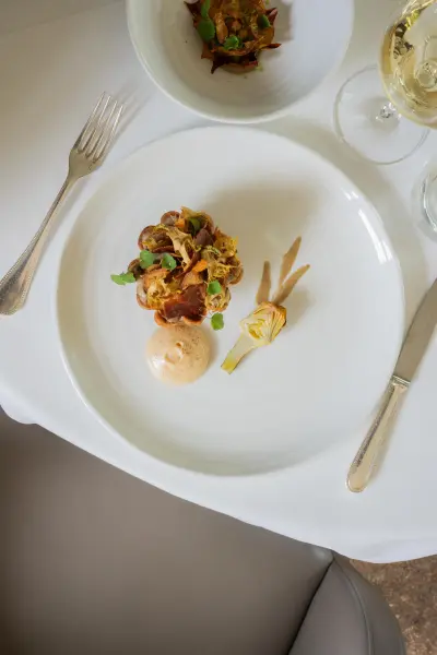 TABLE DE LEVERNOIS Menu "Degustation" — visuel 1