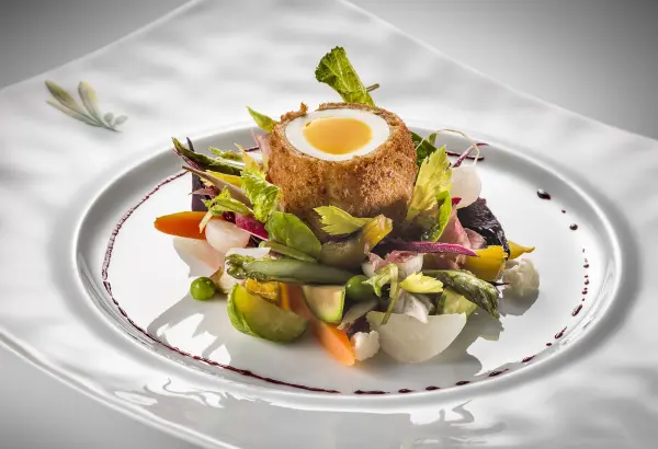 Menu quatre plats Le Saint-Martin, avec accords mets et vins — visuel 2