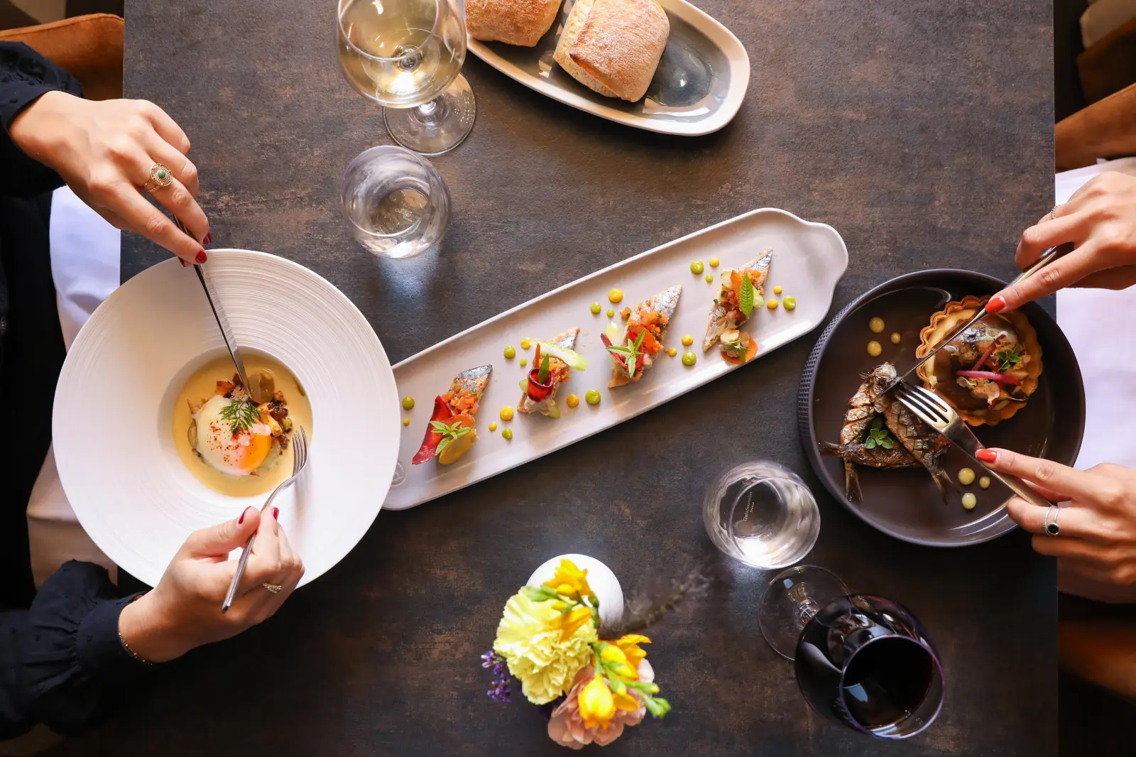 Un repas au restaurant Les Fenêtres