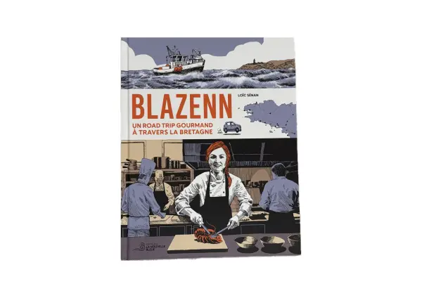 Livre dédicacé - Blazenn : "Un road trip gourmand à travers la Bretagne" — visuel 1