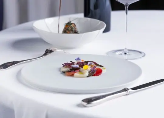 Dîner gastronomique – Menu Balade 4 services | Château de Mercuès