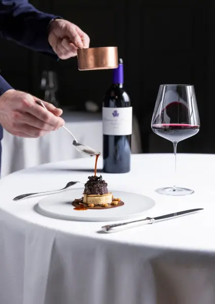 Dîner gastronomique – Menu Balade 4 services | Château de Mercuès