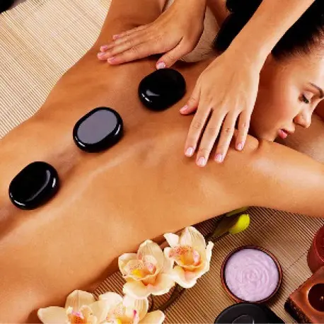 Massage aux pierres chaudes 90mn — visuel 1