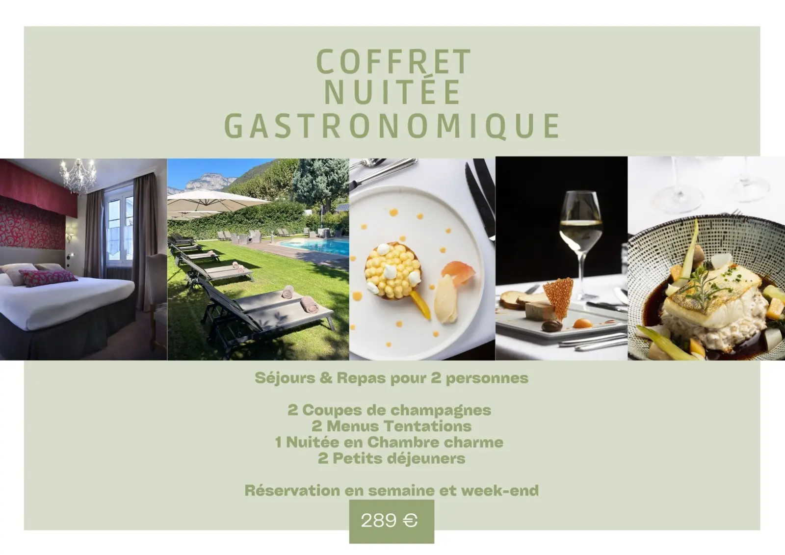 Coffret Nuitée Gastronomique